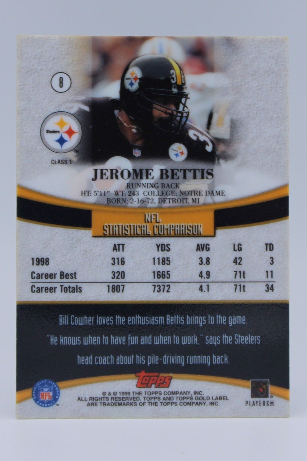 Bettis Jerome 8