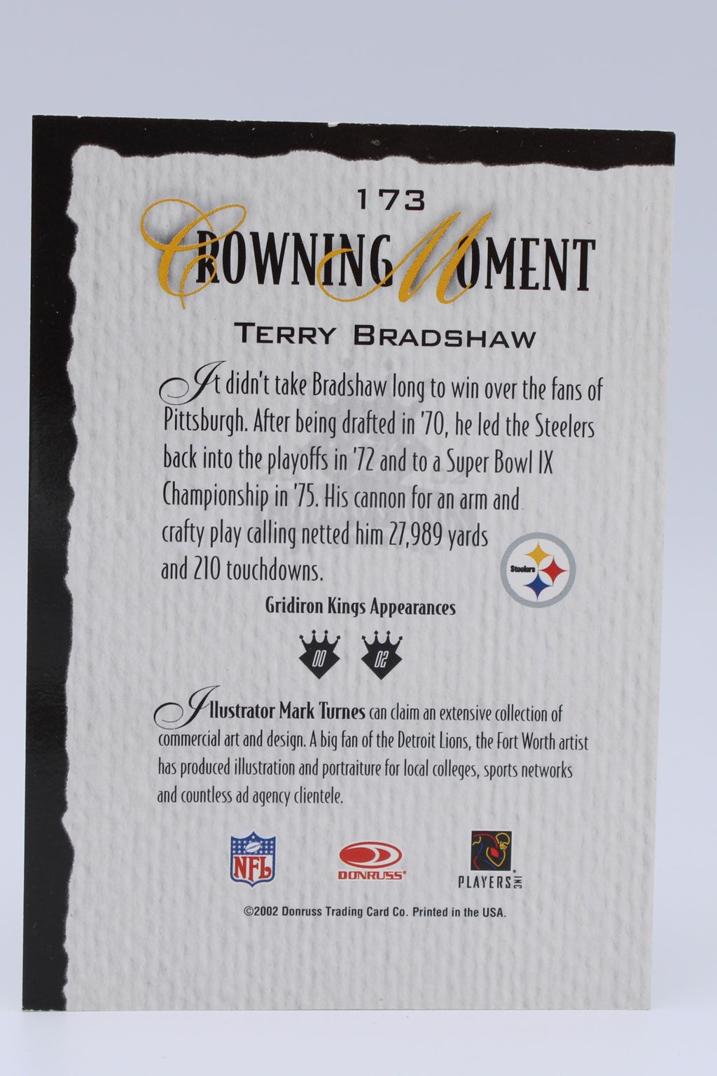 Bradshaw Terry 173