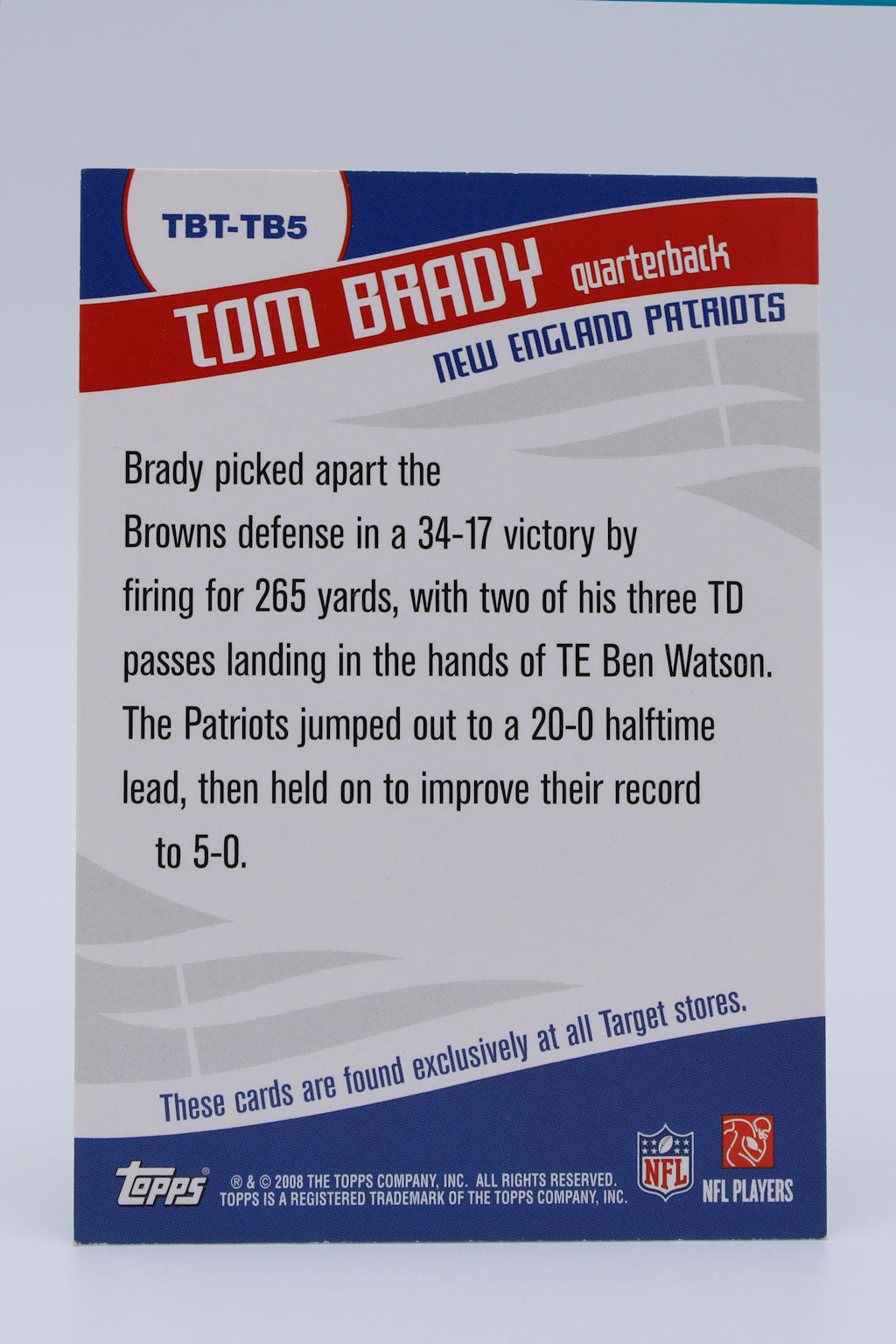 Brady Tom TBT-TB5