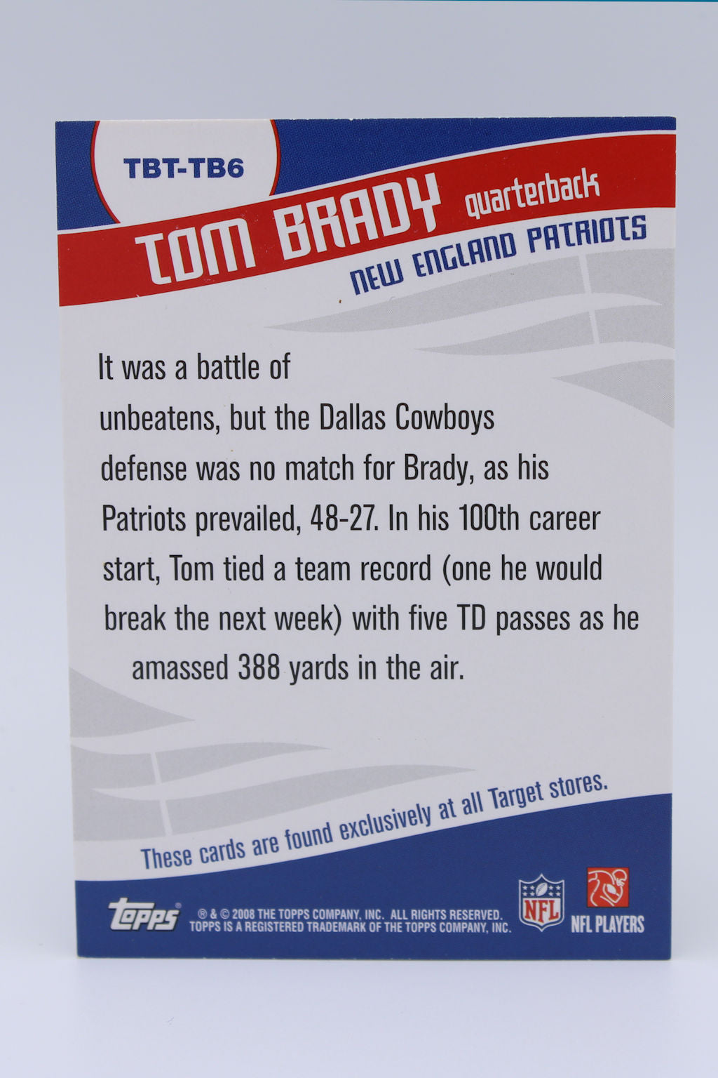 Brady Tom TBT-TB6