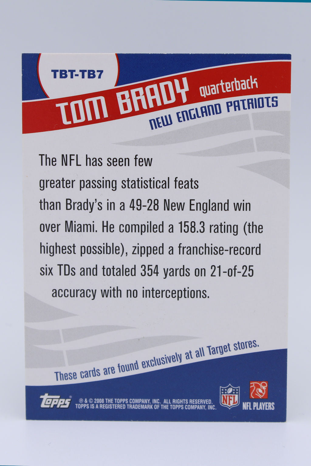 Brady Tom TBT-TB7