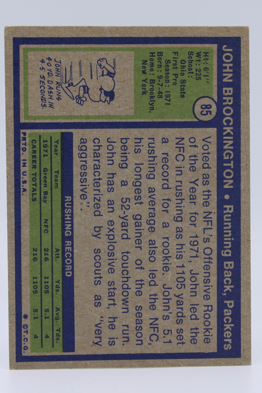 Brockington John 85