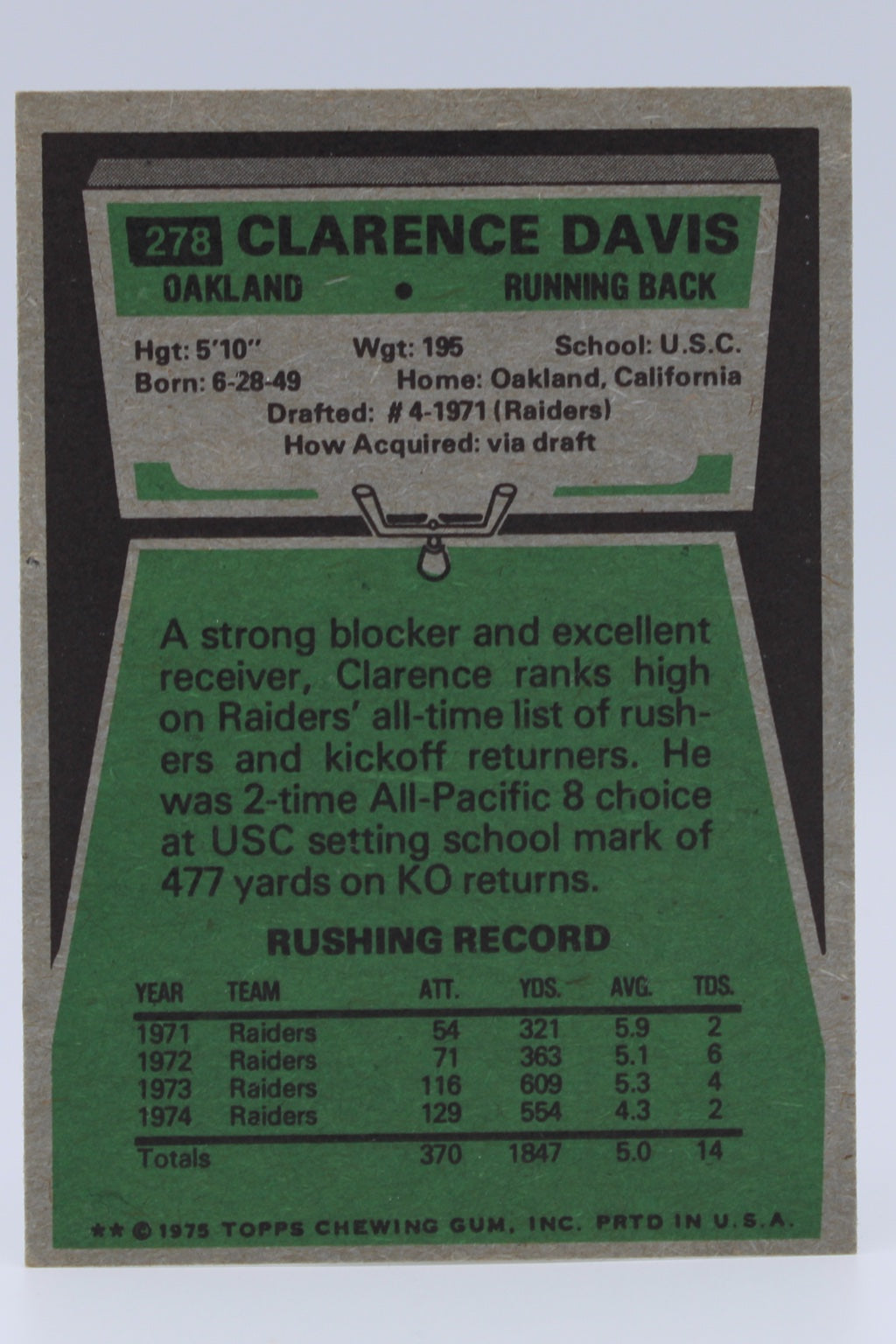 Davis Clarence 278