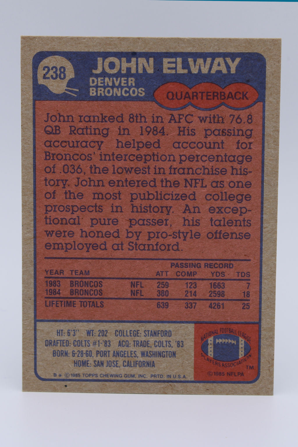 Elway John 238