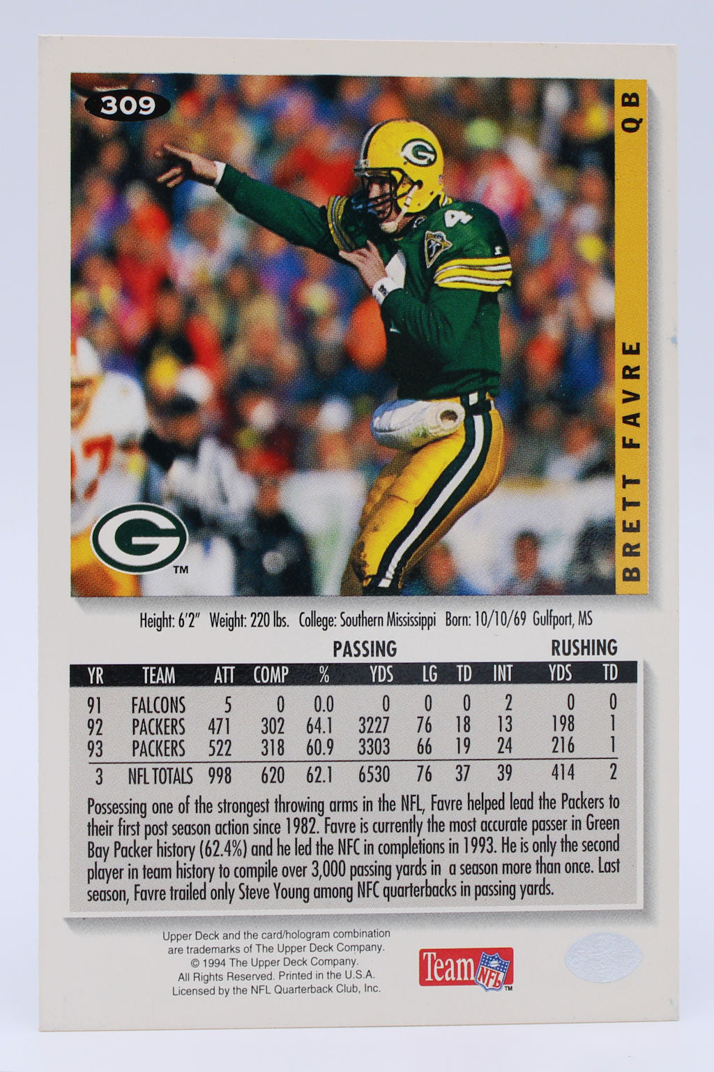 Favre Brett 309