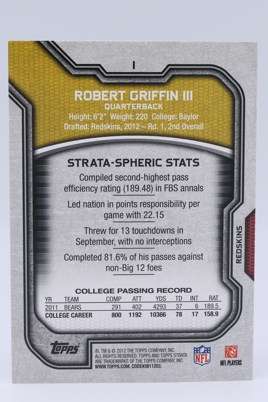 Griffin Robert III 1