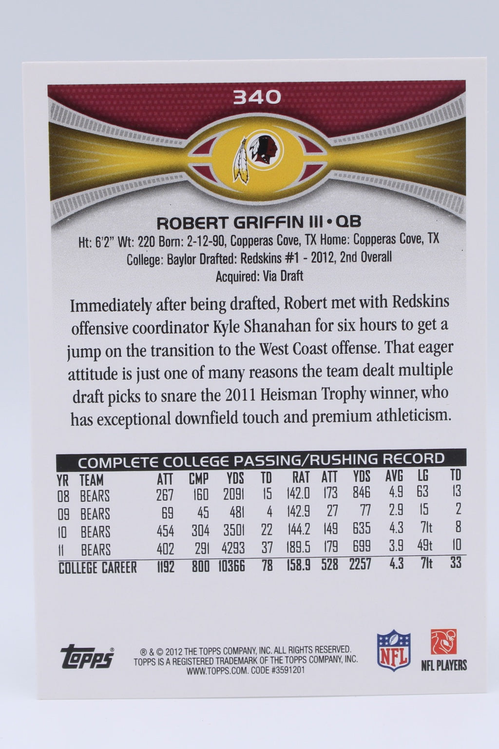 Griffin Robert III 340