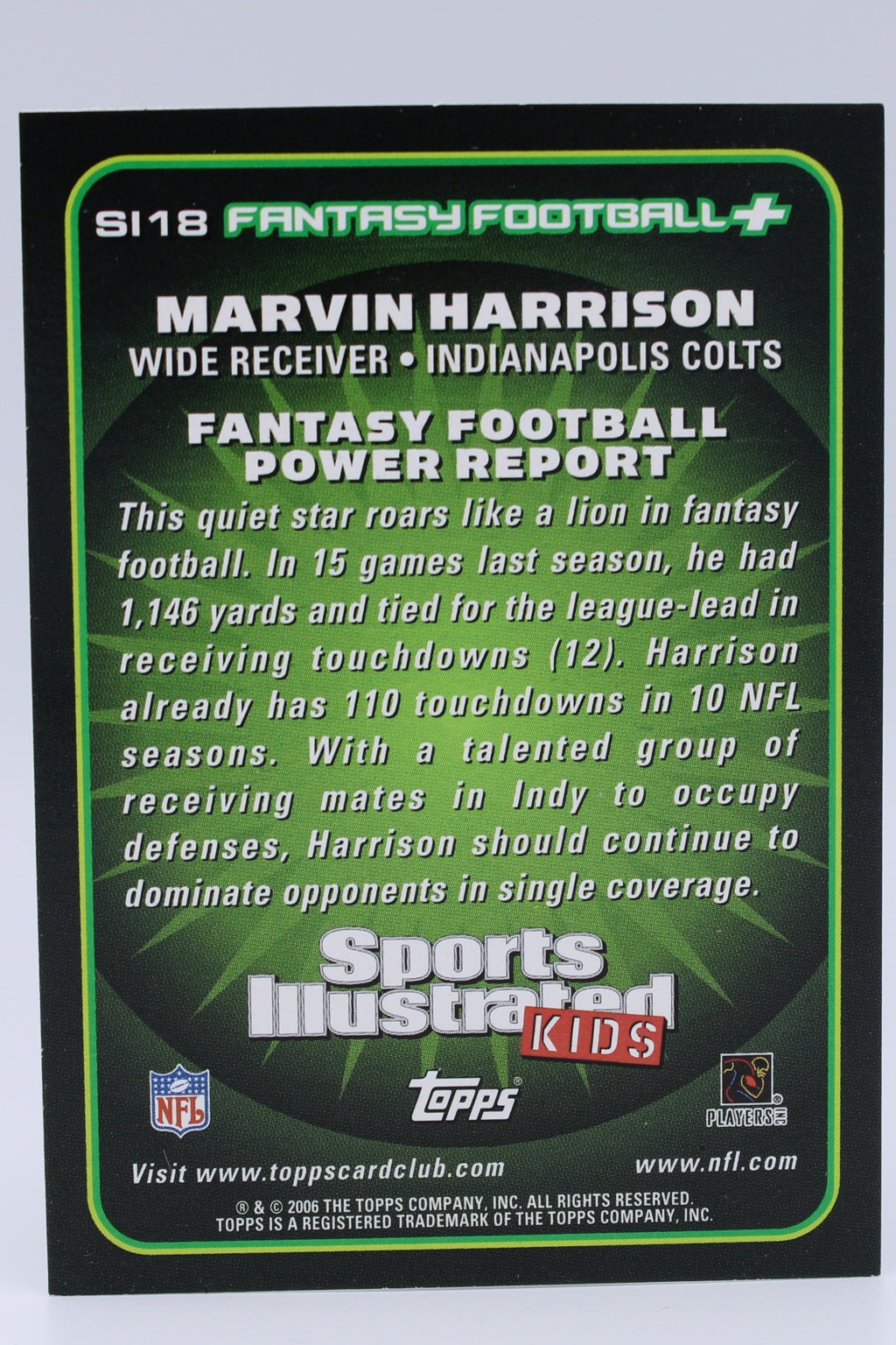 Harrison Marvin SI 18