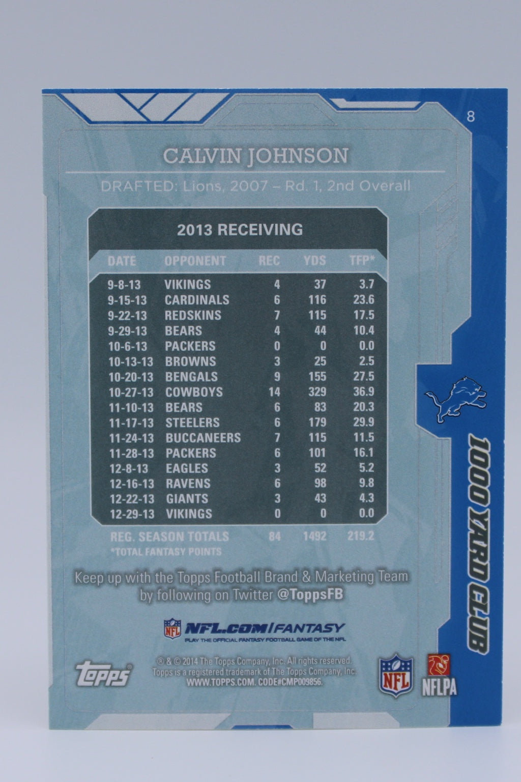 Johnson Calvin 8