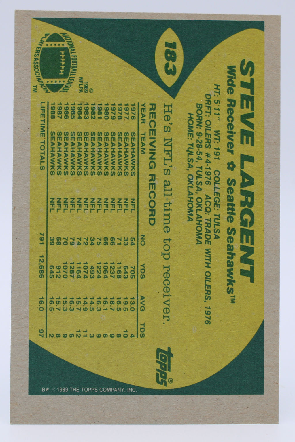 Largent Steve 183