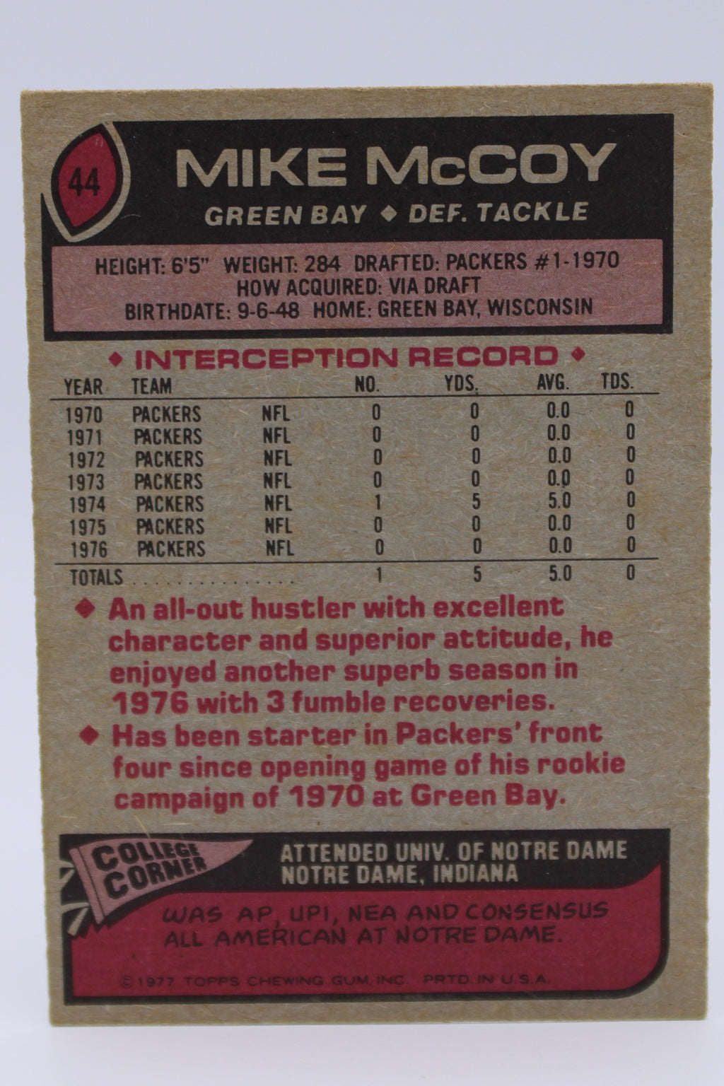 McCoy Mike 44