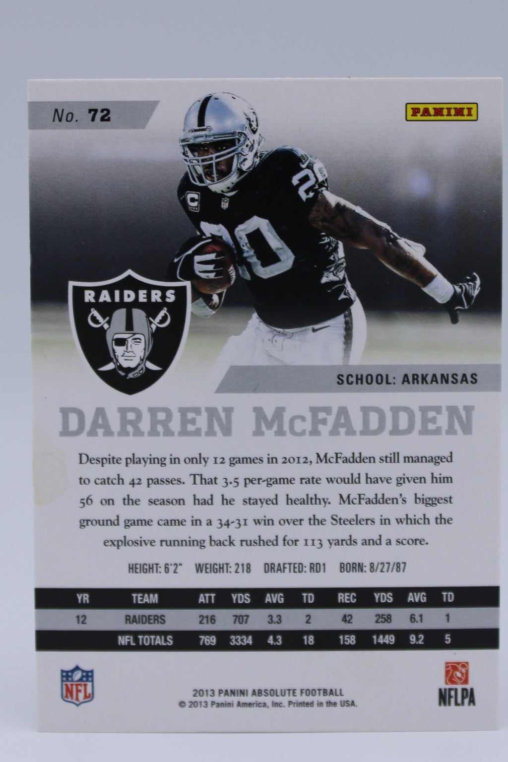 Mcfadden Darren 72