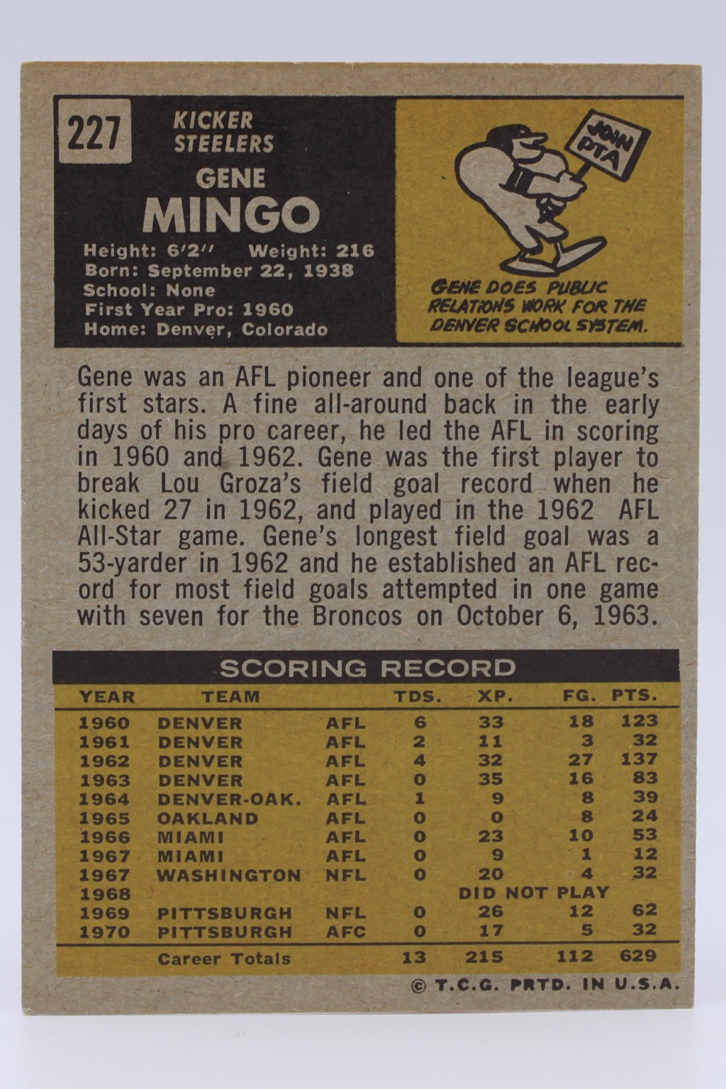 Mingo Gene 227