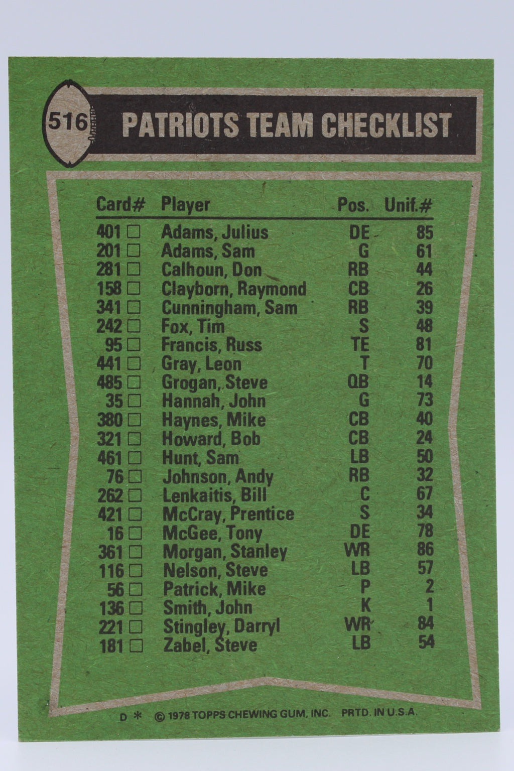 Patriots 516