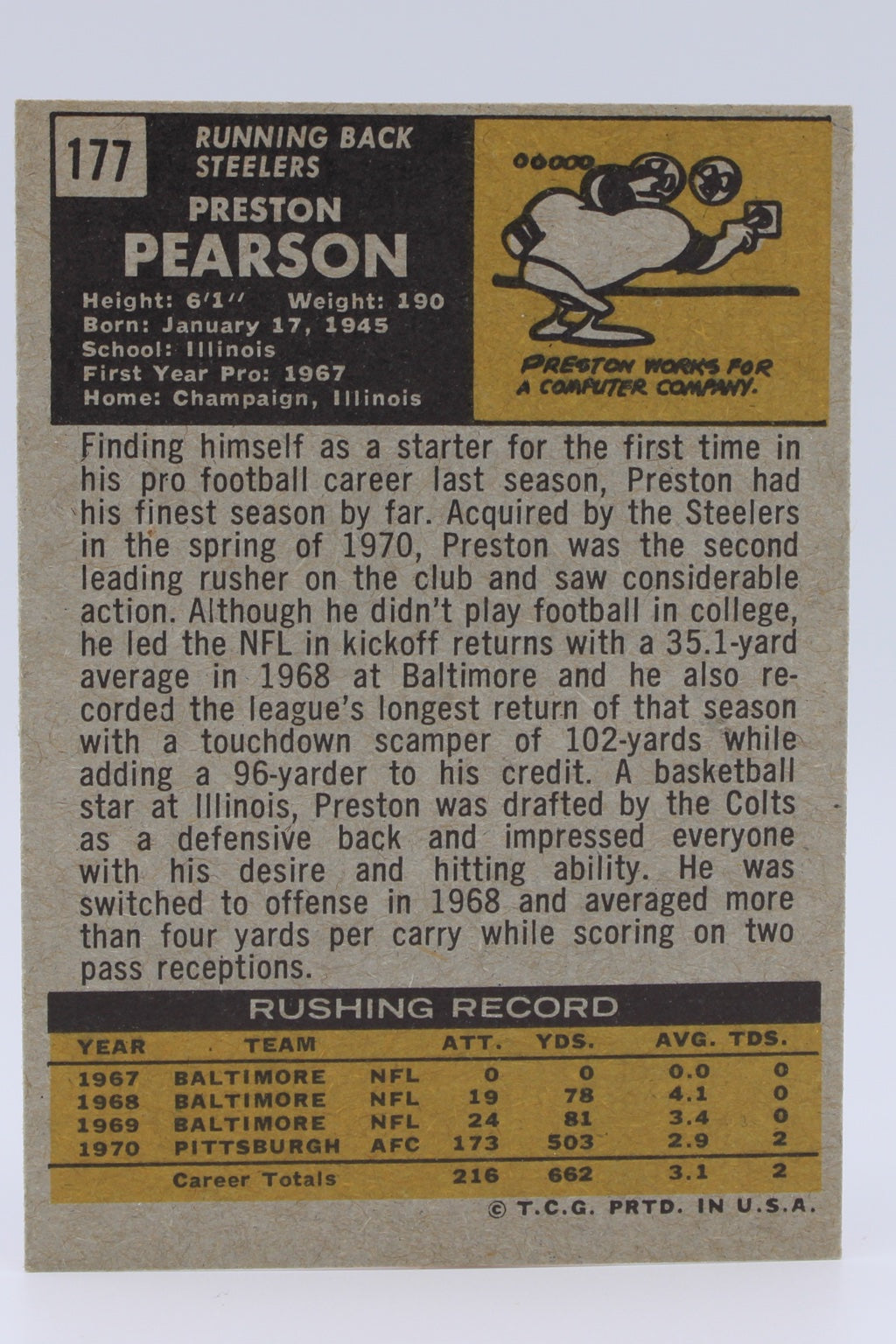 Pearson Preston 177