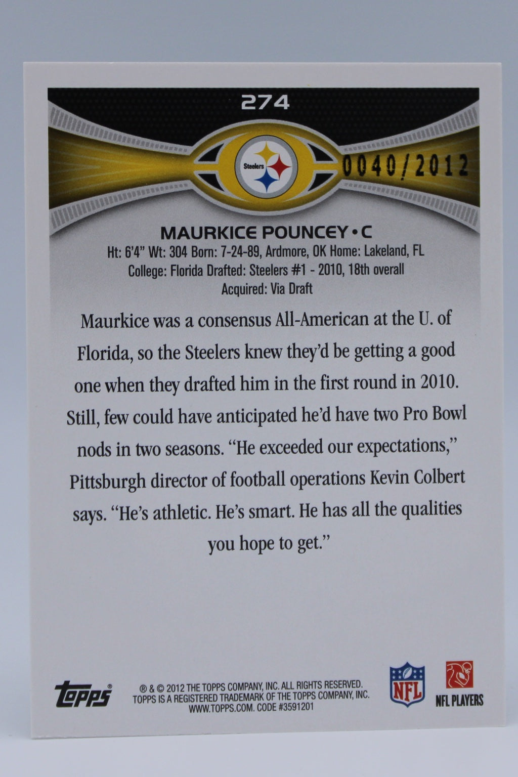 Pouncey Maurkice 274
