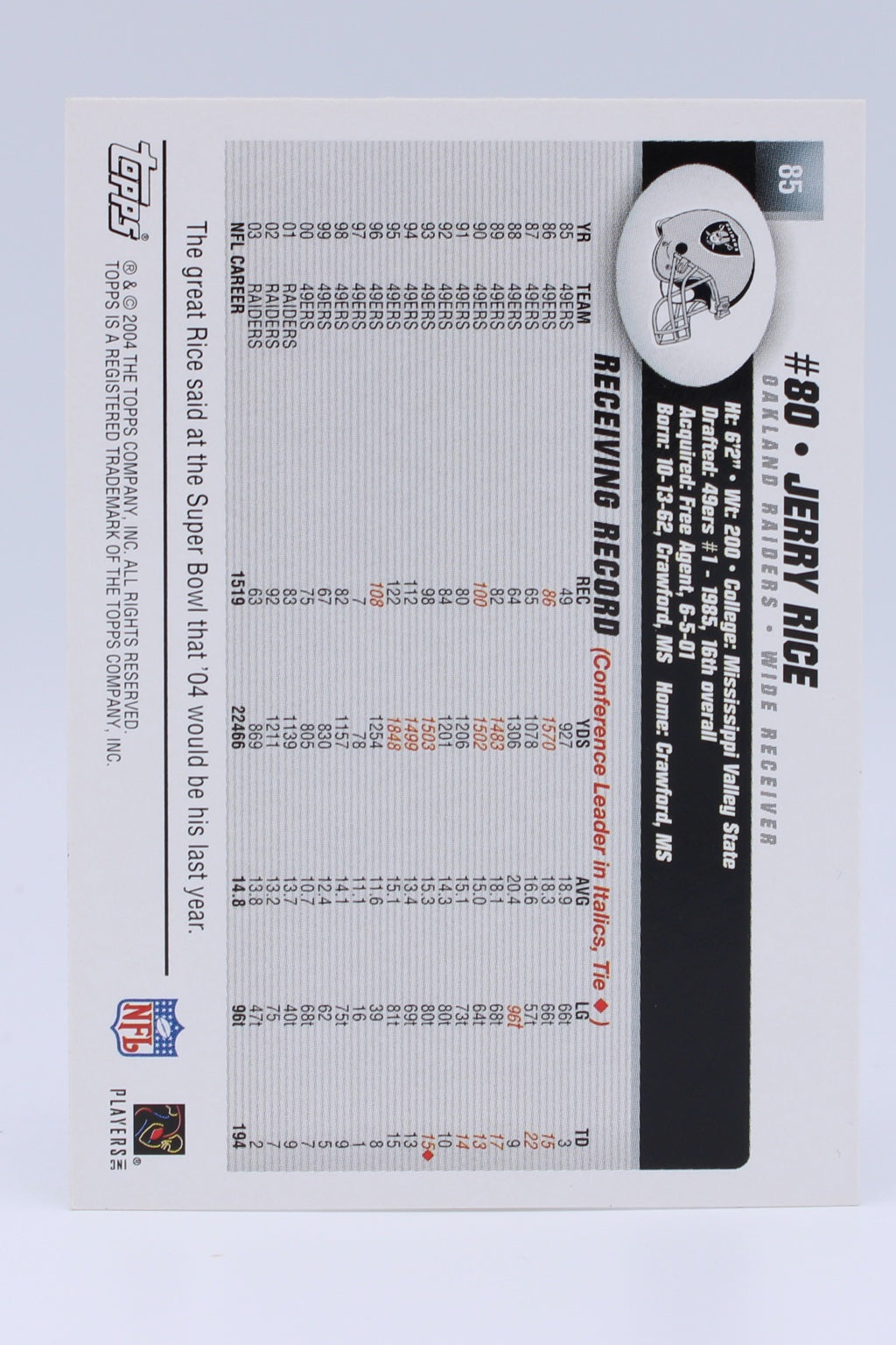 Rice Jerry 85
