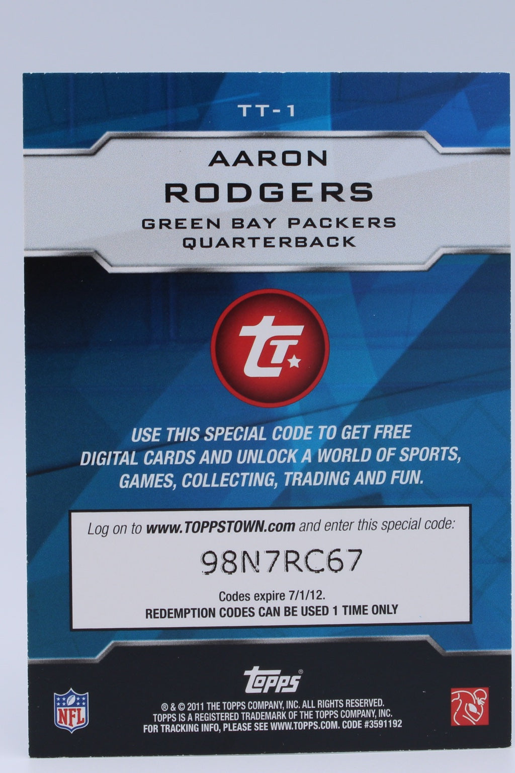 Rodgers Aaron TT-1