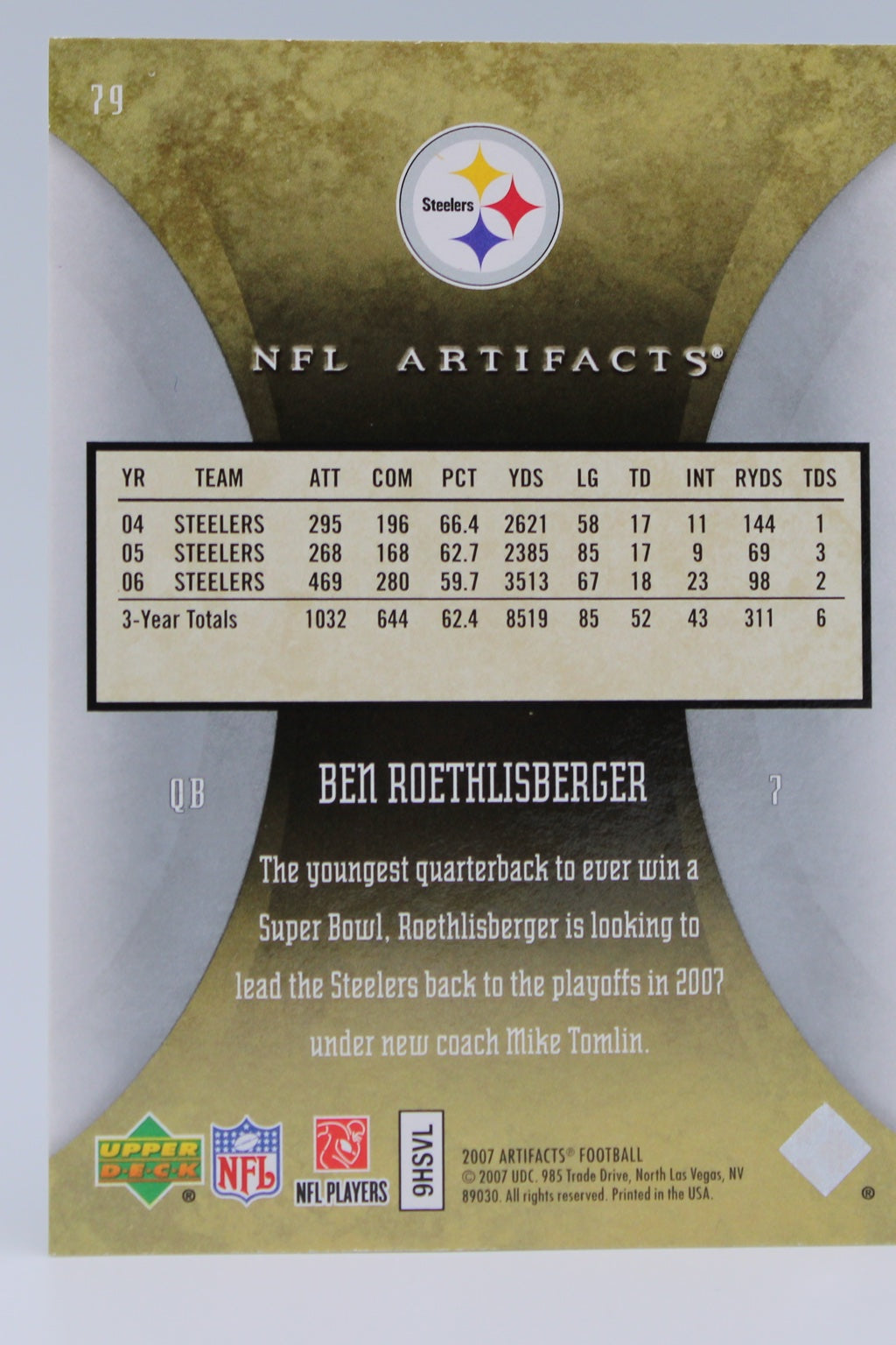 Roethlisberger Ben 79