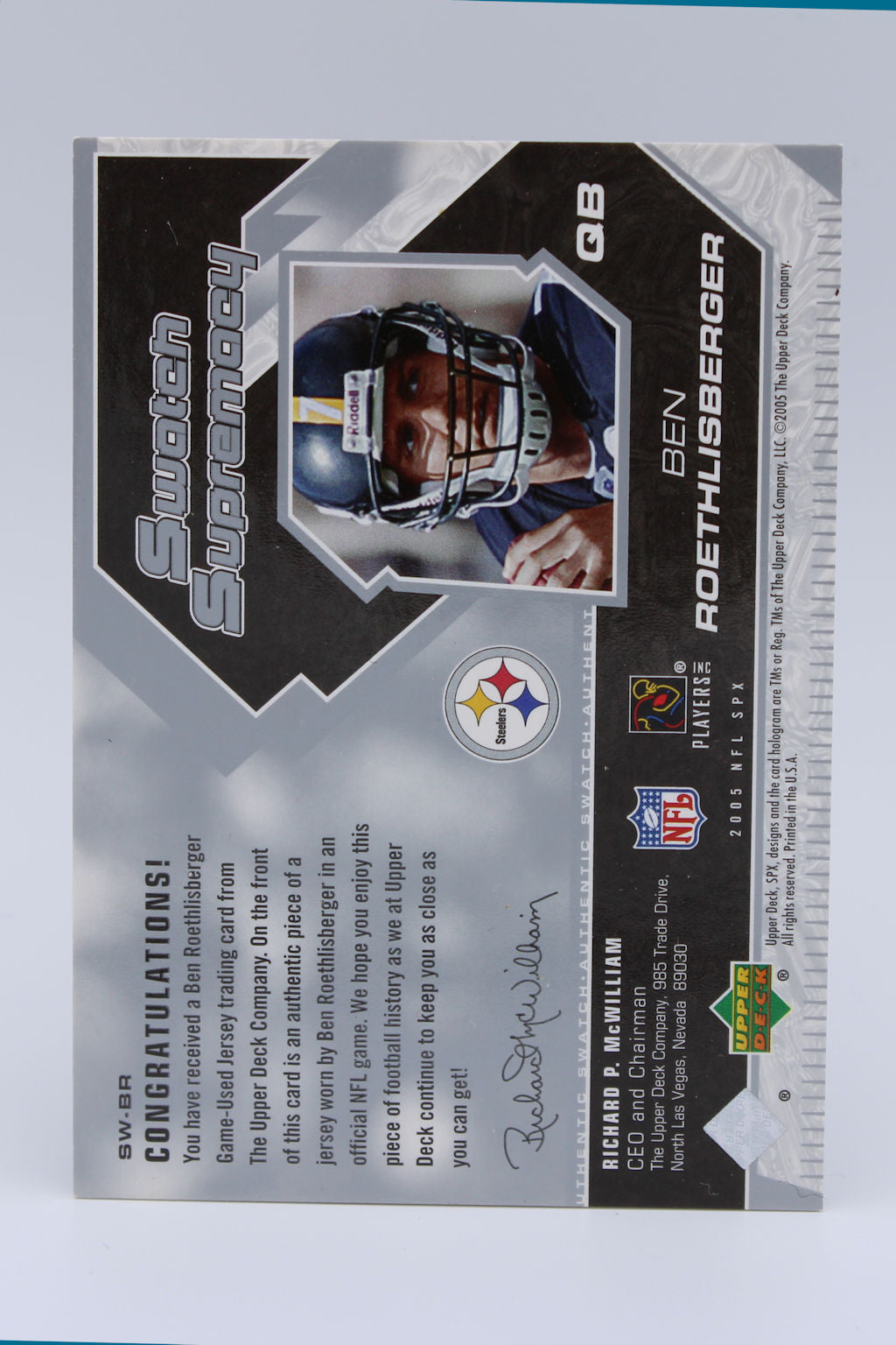 Roethlisberger Ben SW-BR