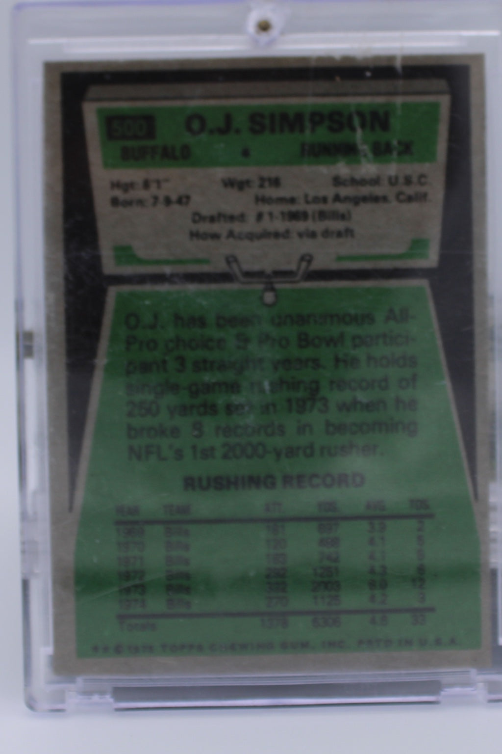 Simpson O.J. 500