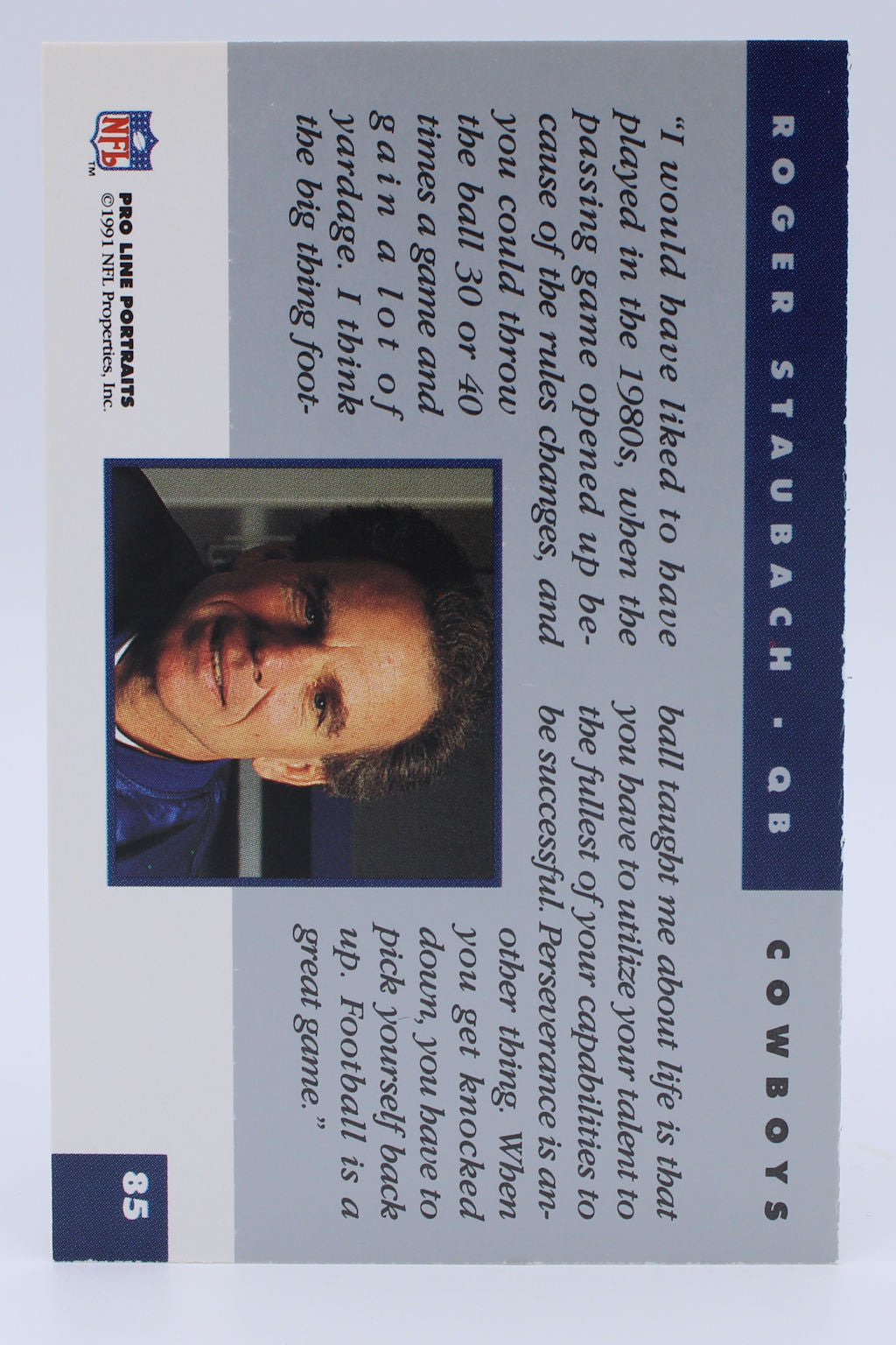 Staubach Roger 85