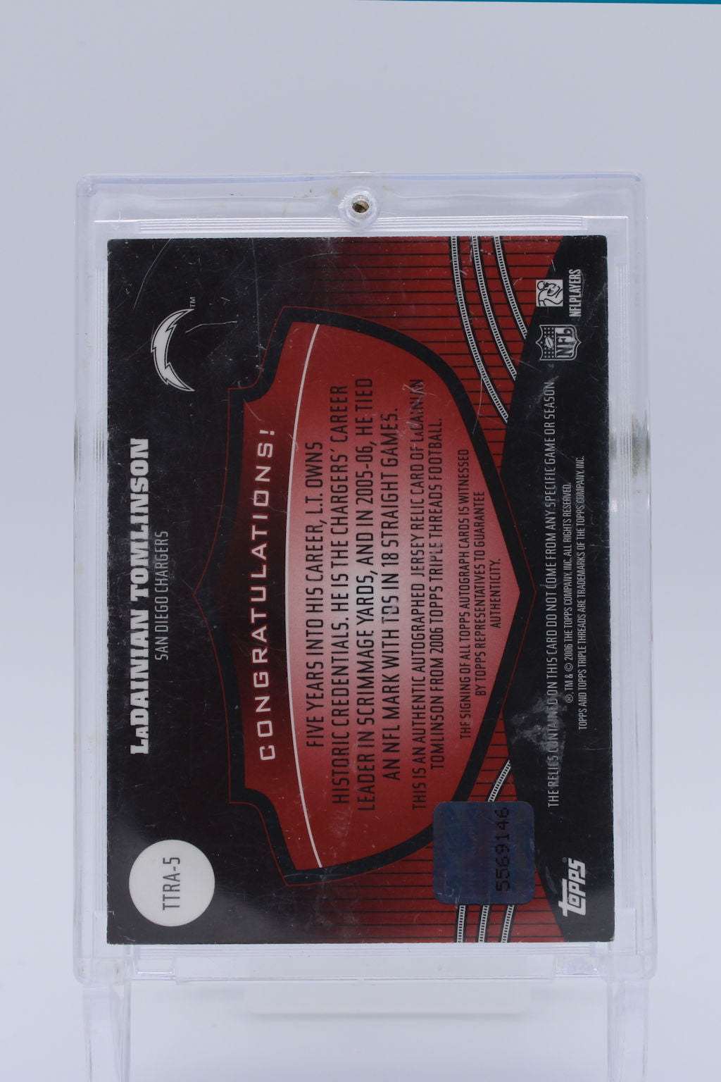 Tomlinson LaDainian TTRA-5