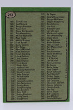 Topps Checklist 257