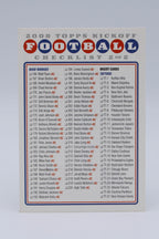 Topps Kickoff Checklist 2008