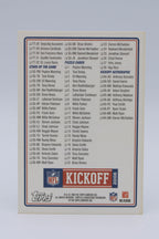 Topps Kickoff Checklist 2008