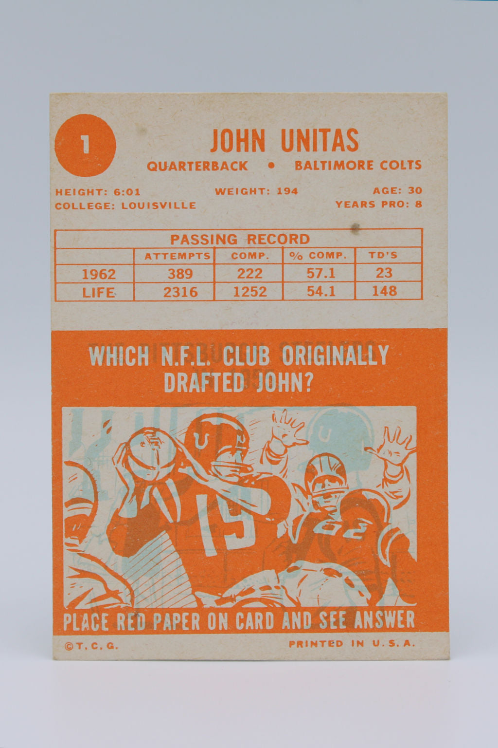 Unitas John 1