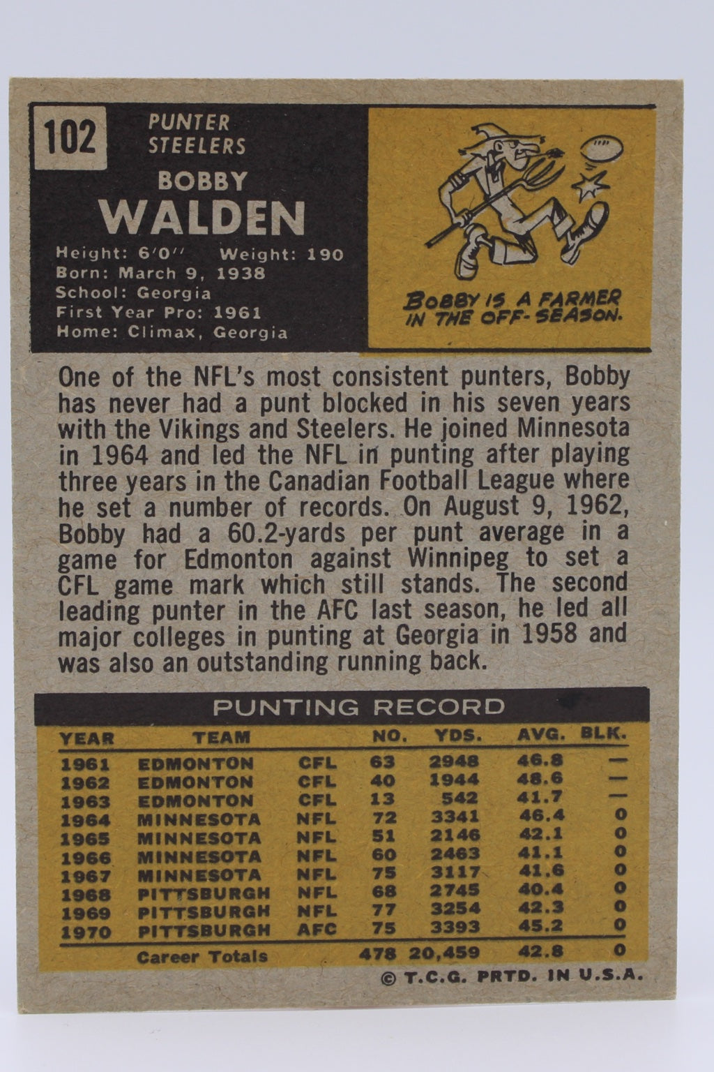 Walden Bobby  102