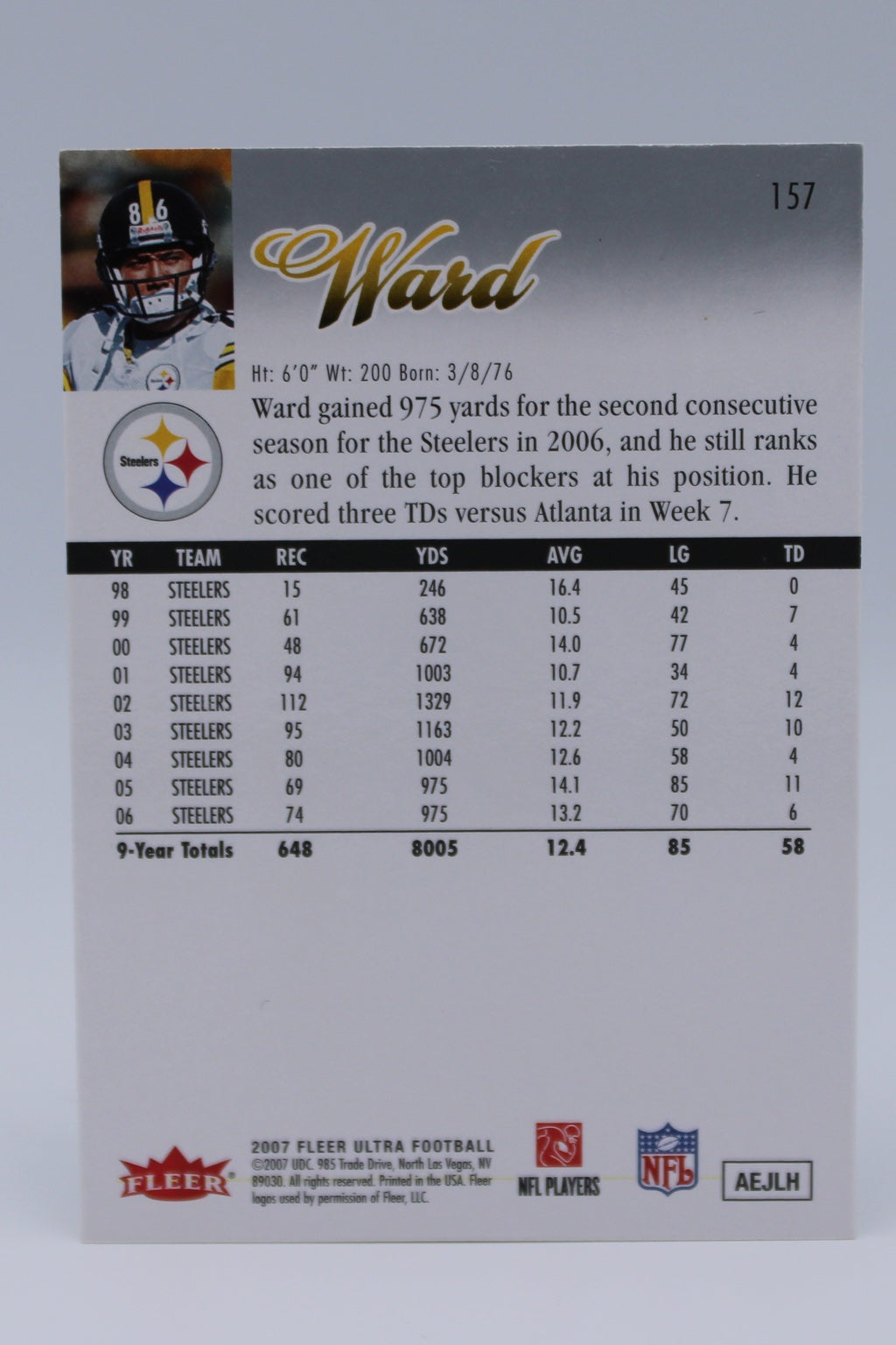 Ward Hines 157