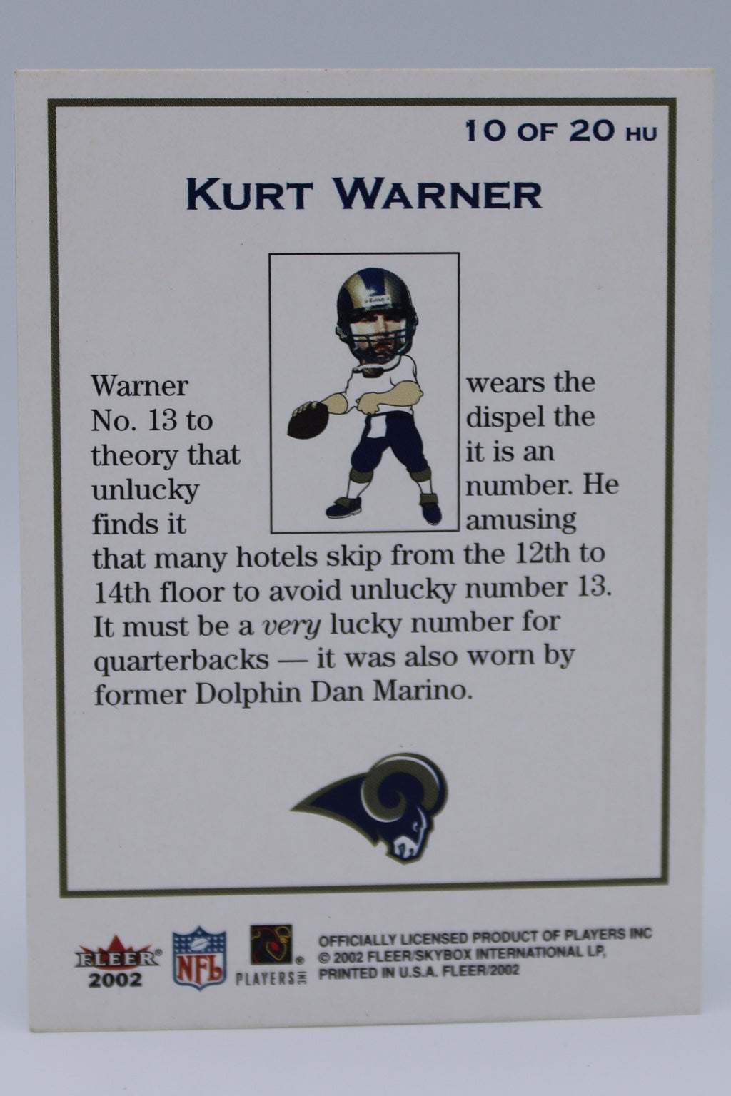 Warner Kurt 10 OF 20 HU