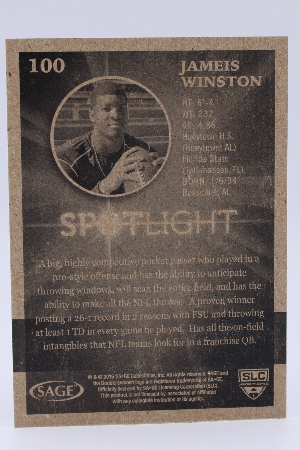 Winston Jamies 100